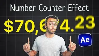 How To Edit Like Ali Abdaal | Number Counting Effect | After Effects in Hindi