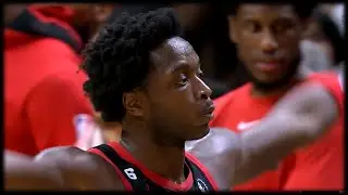 OG Anunoby Swats Jimmy Butler's Weak Last Second Shot - Raptors vs Heat