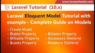 Laravel Eloquent Model Tutorial with example - Complete Guide on Eloquent Model in Laravel 10