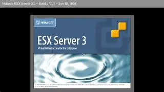 VMware ESX Server 3.0 Install