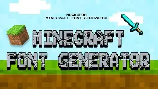 Minecraft Font Generator 