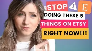 5 BIGGEST Mistakes Etsy Sellers Make | How to NOT Get Your Store Banned
