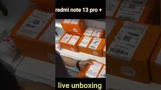 #Redmi note 13 pro #unboxing in  Redmi store #shorts