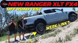 Is the NEW Ford Ranger FX4 Any Good Off Road? - TTC Hill Test