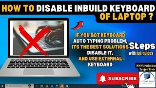 Stop Auto Key pressing | Disable Built-in Laptop Keyboard Permanently (+ Enable) | Windows 10,11