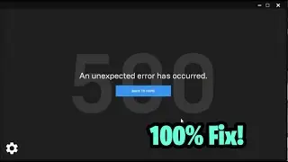 *100% FIX* An unexpected error has occurred Epic Games Launcher (500 ERROR)