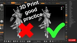 3D print good practice within ZBrush