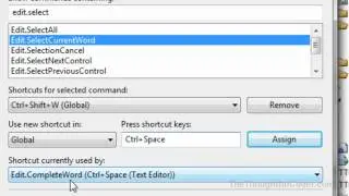 Shortcut to popup intellisense in Visual Studio