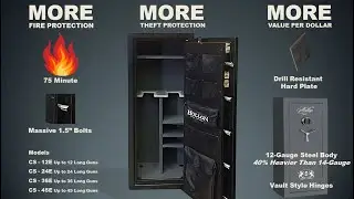 Locksmith Trusts Hollon Crescent Shield Safes for Security & Fire Protection | CS Gun Safe Review