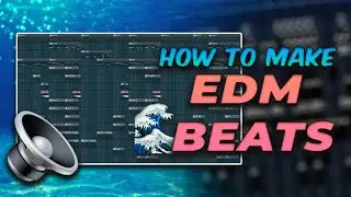 HOW TO MAKE BEATS WITH AN EDM DROP SECTION | Making a chill edm trap beat in FL STUDIO Tutorial 2020