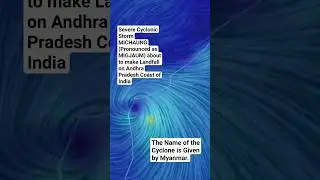 Cyclone Michaung makes Landfall in India... #cyclone #cyclone2023 #cyclones #cyclonemichaung