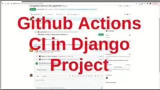 Adding Github actions to django project