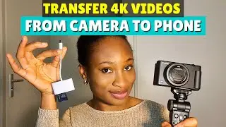 How to TRANSFER Videos From Sony Camera To Iphone Fast!