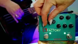 SONICAKE B FACTORY Bass Preamp Demo by @jobass