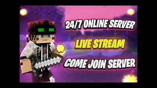 MINECRAFT LIVE STREAM 24/7 LIVE SERVER || AND HORROR GAMES !!