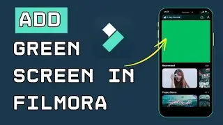 How to Add Green Screen in Filmora App 2024?