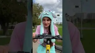 ЧЕМ ЗАКОНЧИЛАСЬ ЕЕ ПЕРВАЯ ПОЕЗДКА НА ЭЛЕКТРОСАМОКАТЕ?)) А ВЫ УМЕЕТЕ КАТАТЬСЯ НА ТАКОЙ ШТУКЕ?