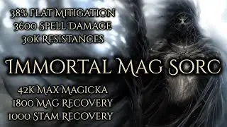 ESO Immortal Magicka Sorcerer PvP Build - Greymoor