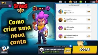 Como criar outra conta no Brawl Stars 2024 | como fazer nova conta no brawl stars