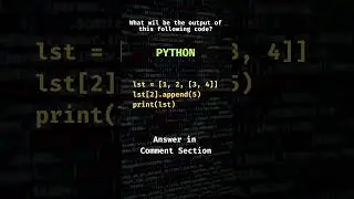 Python List #coding #shortsvideo #ytshortsindia #shortsfeed #python #youtubeshorts #shorts