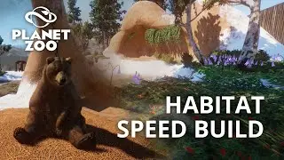 Planet Zoo | Himalayan Brown Bear Habitat Speed Build