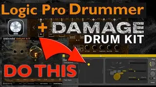 How To program Drums with Logic Pro's Drummer and the Damage Drum Kit (easy and painless tutorial)