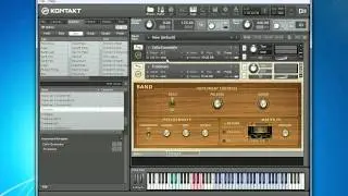 Loading and Playing Instruments with Native Instruments Kontakt 4