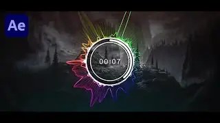 Circular Audio Visualizer in After Effects Tutorial - NO PLUGINS - Audio Spectrum (2020)