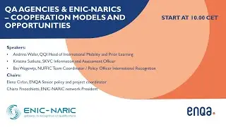 ENQA webinar: ENIC-NARIC cooperation