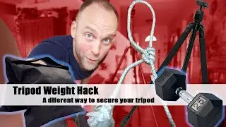 Tripod Weight Hack - A different way to use the hook on your tripod