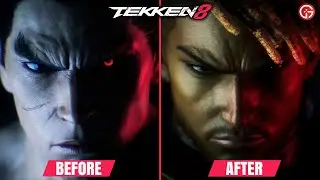 Tekken 8 Main Menu Comparison - Kazuya Mishima vs Eddy Gordo