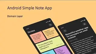 Android Simple Note App with clean architecture - Domain Layer