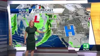 Clouds Today. Warmer Sunday & Monday in Northern California