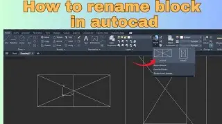 How to rename a block in AutoCAD | Block rename AutoCAD 2024