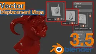 Vector Displacement Maps in Blender 3.5 : How to Use + Make your own VDM's