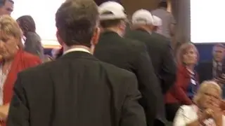 Ron Paul Delegates Walk Off Convention Floor in Protest