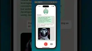 AI voice assistant react native 🔥 #shorts #reactnative #ai #chatgpt #dalle2