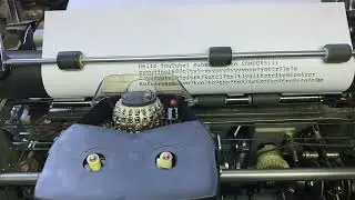 IBM Selectric Typewriter - SlowMo