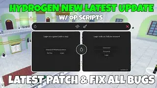 NEW HYDROGEN EXECUTOR UPDATE (LATEST PATCH) WITH ALL ROBLOX GAME SCRIPTS