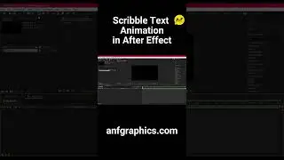 Scribble Text Animation in After Effects | Tutorial #aftereffect #motiongraphicsdesigner #tutorial