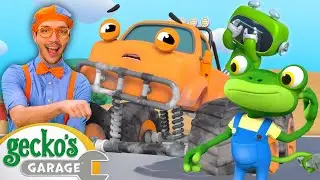 Monster Truck Song ft. @Blippi| Blippi & Gecko Special! | Kids Songs