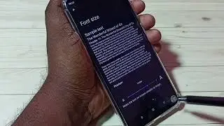 Realme C33 | How to Change Font Style in Realme C33