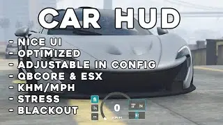 [ESX/QB] Car Hud & Belt System