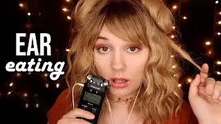 ASMR TASCAM EAR EATING, EAR LICKING, TONGUE FLUTTERS & more :)