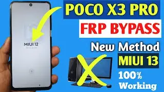 POCO X3 PRO FRP BYPASS New Method MIUI 13 || All Poco X3/x3 Pro Frp Bypass Without Pc Miui 13 |||