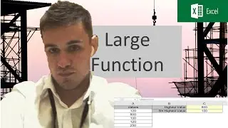 How to use the Large Function in excel