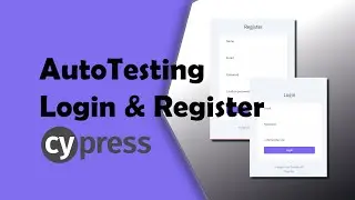 Testing Login and Register | Cypress