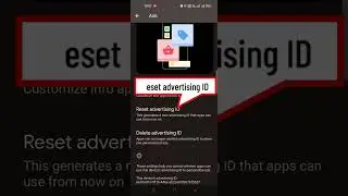 How to reset or delete AD ID on Android phone. Master Your Android.