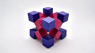 ORIGAMI MOVING CUBES 2 (Jo Nakashima) - no tape/glue!