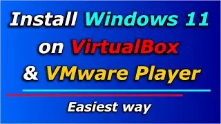 How to install Windows 11 on VMWare and VirtualBox with Aveyo MediaCreationTool from Github